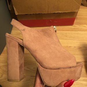 Light Pink Platform Heels